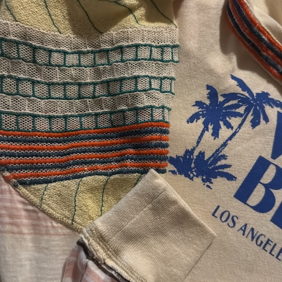 Free People We The Free All Summer Long Hoodie Venice Beach NWOT | Small - Picture 8 of 9